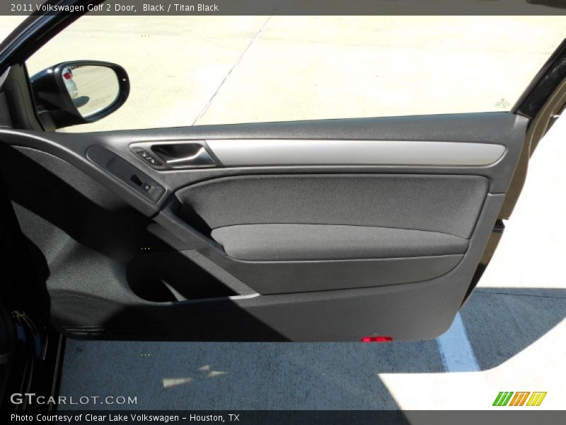Black / Titan Black 2011 Volkswagen Golf 2 Door