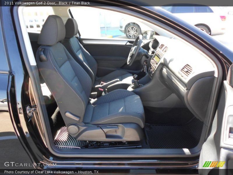 Black / Titan Black 2011 Volkswagen Golf 2 Door