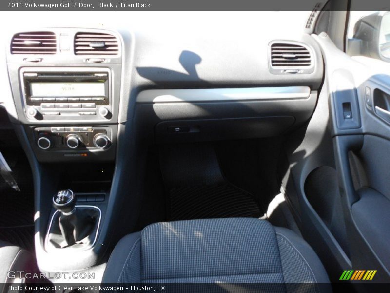Black / Titan Black 2011 Volkswagen Golf 2 Door