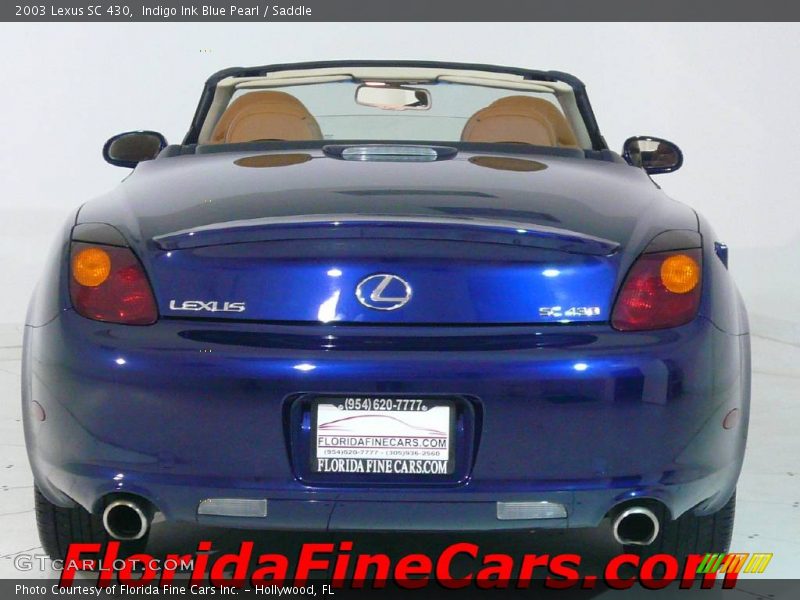 Indigo Ink Blue Pearl / Saddle 2003 Lexus SC 430