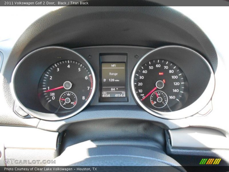 Black / Titan Black 2011 Volkswagen Golf 2 Door