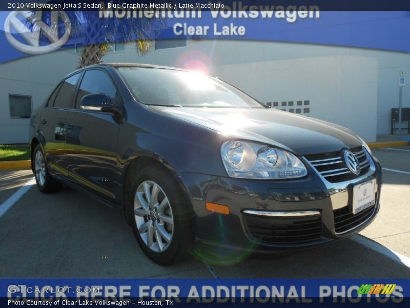 Blue Graphite Metallic / Latte Macchiato 2010 Volkswagen Jetta S Sedan