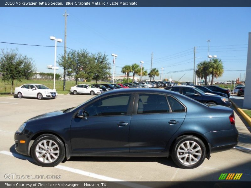 Blue Graphite Metallic / Latte Macchiato 2010 Volkswagen Jetta S Sedan