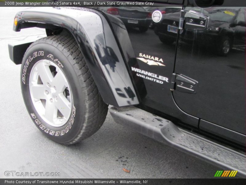 Black / Dark Slate Gray/Med Slate Gray 2008 Jeep Wrangler Unlimited Sahara 4x4