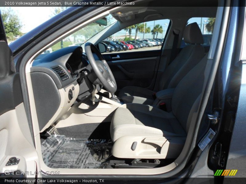 Blue Graphite Metallic / Latte Macchiato 2010 Volkswagen Jetta S Sedan