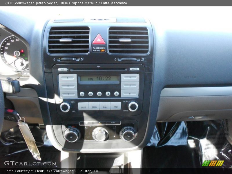 Blue Graphite Metallic / Latte Macchiato 2010 Volkswagen Jetta S Sedan