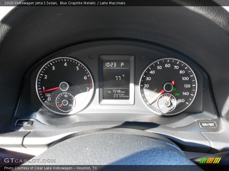 Blue Graphite Metallic / Latte Macchiato 2010 Volkswagen Jetta S Sedan