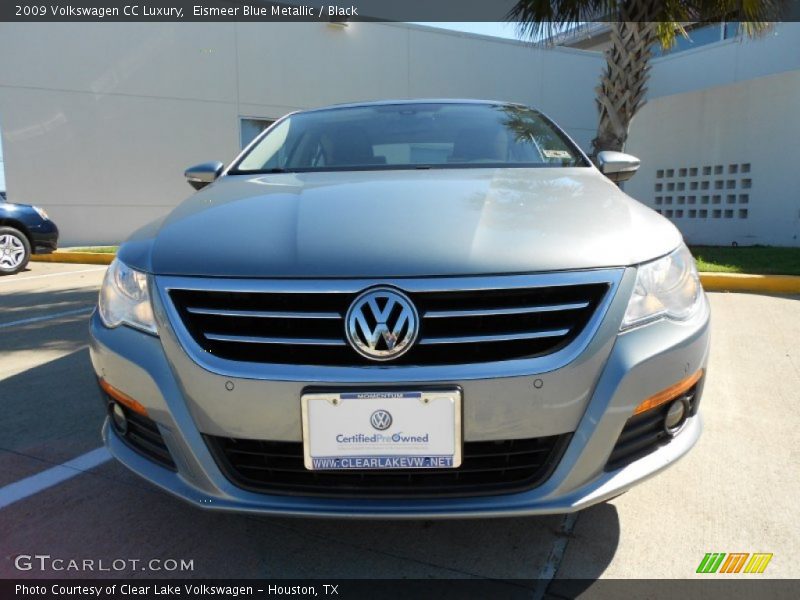 Eismeer Blue Metallic / Black 2009 Volkswagen CC Luxury