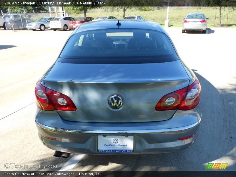 Eismeer Blue Metallic / Black 2009 Volkswagen CC Luxury