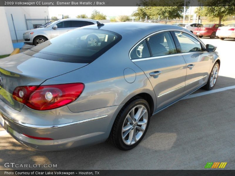 Eismeer Blue Metallic / Black 2009 Volkswagen CC Luxury