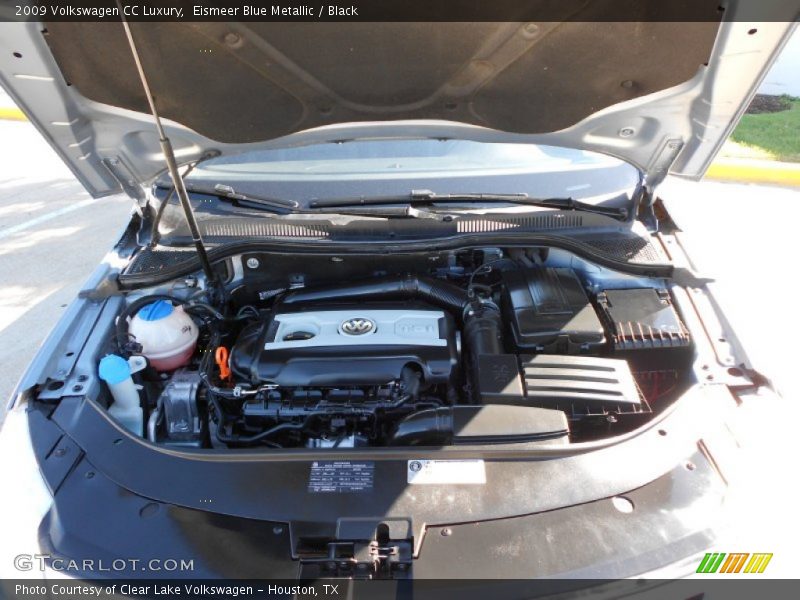 Eismeer Blue Metallic / Black 2009 Volkswagen CC Luxury