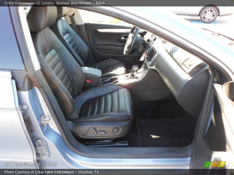 Eismeer Blue Metallic / Black 2009 Volkswagen CC Luxury