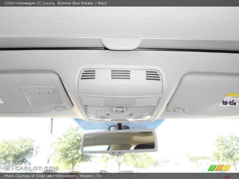 Eismeer Blue Metallic / Black 2009 Volkswagen CC Luxury