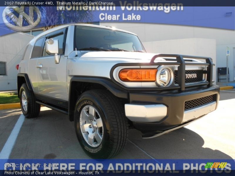 Titanium Metallic / Dark Charcoal 2007 Toyota FJ Cruiser 4WD