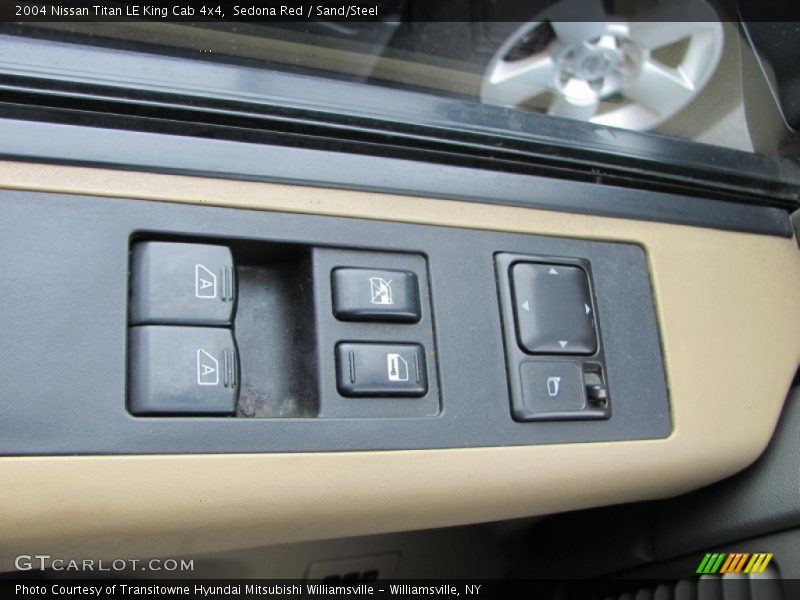 Sedona Red / Sand/Steel 2004 Nissan Titan LE King Cab 4x4