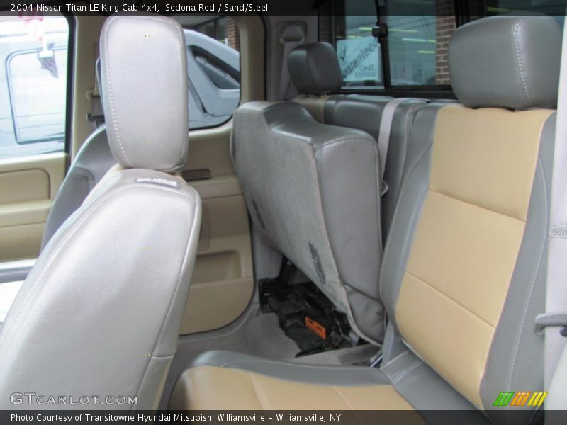 Sedona Red / Sand/Steel 2004 Nissan Titan LE King Cab 4x4