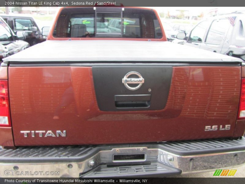 Sedona Red / Sand/Steel 2004 Nissan Titan LE King Cab 4x4