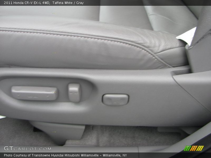 Taffeta White / Gray 2011 Honda CR-V EX-L 4WD