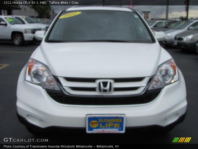 Taffeta White / Gray 2011 Honda CR-V EX-L 4WD
