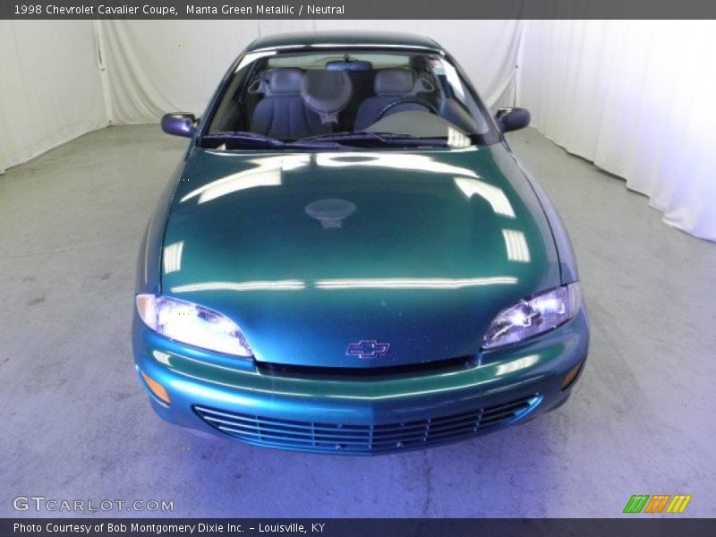 Manta Green Metallic / Neutral 1998 Chevrolet Cavalier Coupe