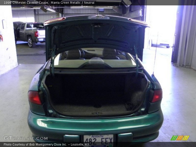 Manta Green Metallic / Neutral 1998 Chevrolet Cavalier Coupe