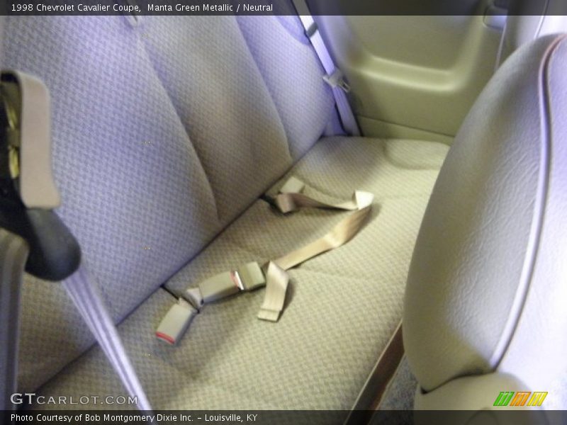 Manta Green Metallic / Neutral 1998 Chevrolet Cavalier Coupe