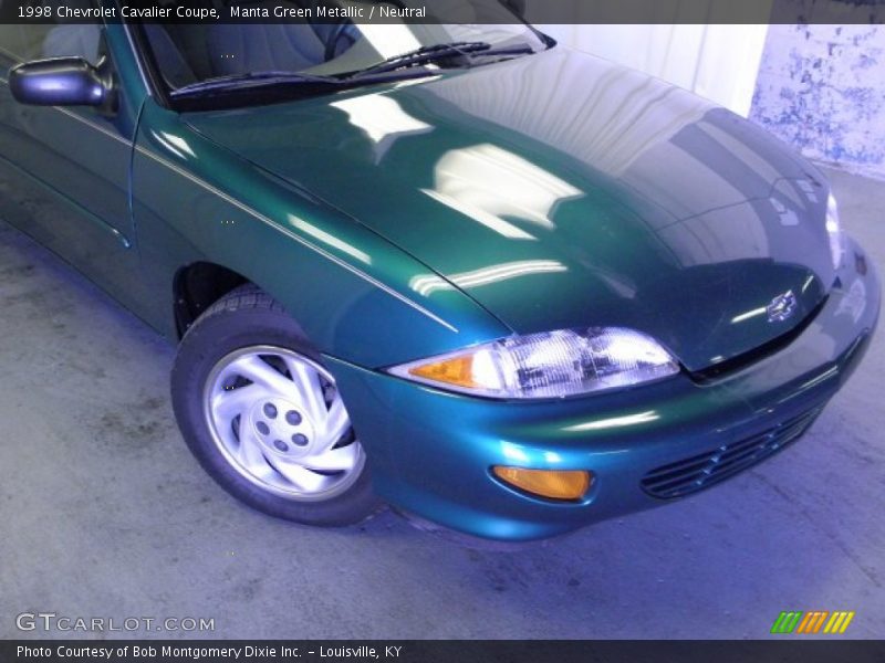 Manta Green Metallic / Neutral 1998 Chevrolet Cavalier Coupe