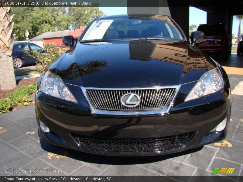 Black Sapphire Pearl / Black 2008 Lexus IS 250