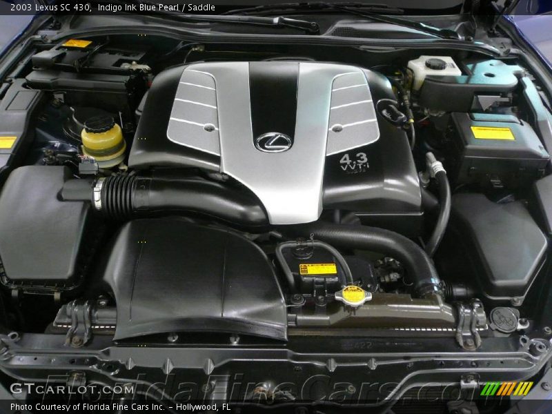 Indigo Ink Blue Pearl / Saddle 2003 Lexus SC 430