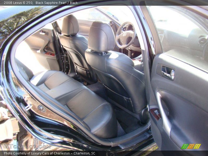 Black Sapphire Pearl / Black 2008 Lexus IS 250