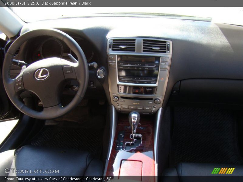 Black Sapphire Pearl / Black 2008 Lexus IS 250