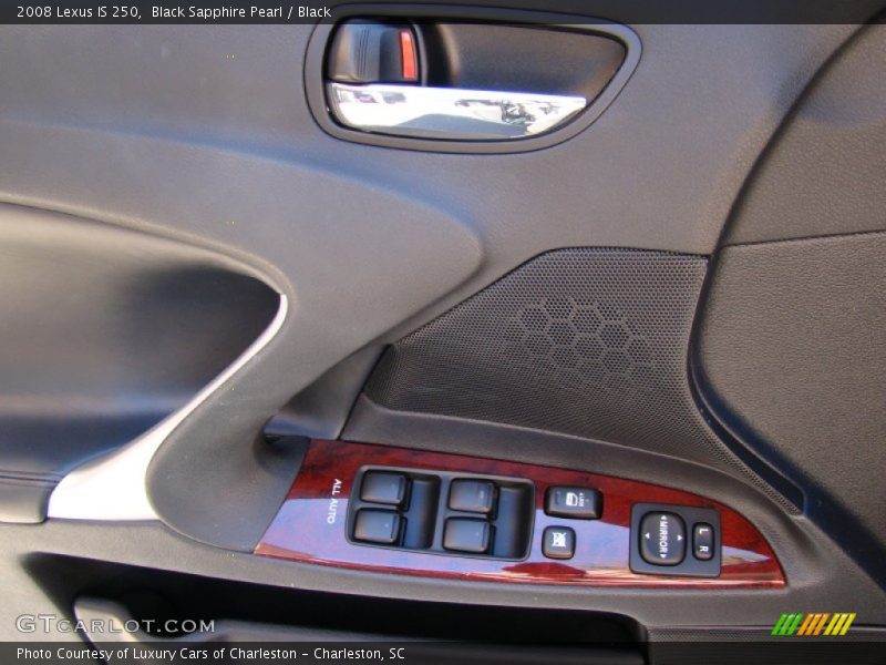 Black Sapphire Pearl / Black 2008 Lexus IS 250