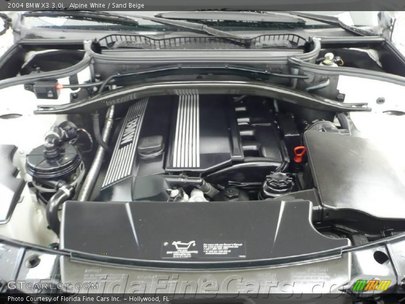 Alpine White / Sand Beige 2004 BMW X3 3.0i