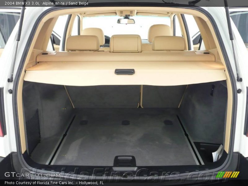 Alpine White / Sand Beige 2004 BMW X3 3.0i