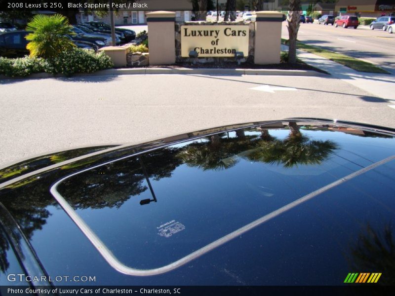 Black Sapphire Pearl / Black 2008 Lexus IS 250
