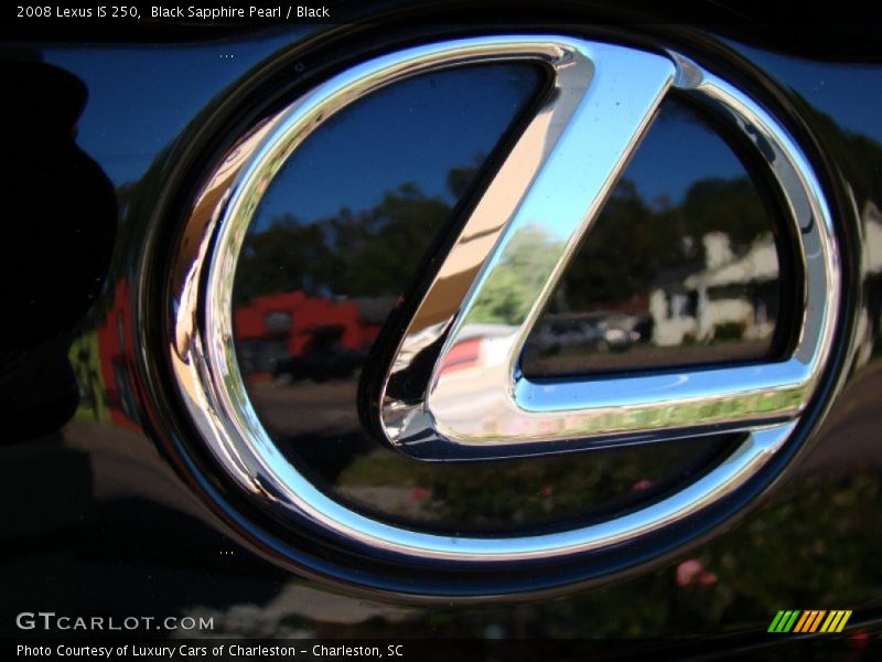 Black Sapphire Pearl / Black 2008 Lexus IS 250