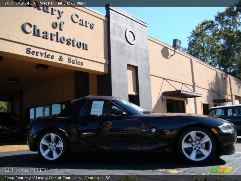Jet Black / Black 2006 BMW Z4 3.0i Roadster