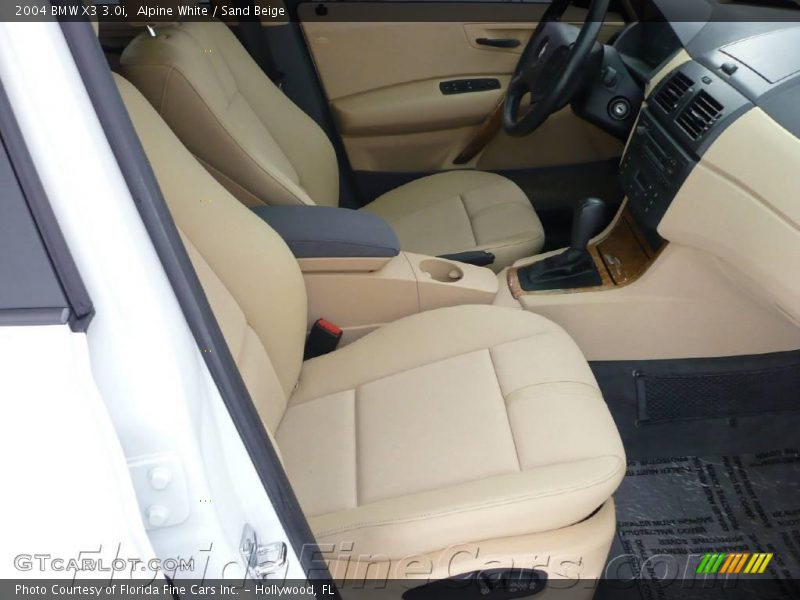 Alpine White / Sand Beige 2004 BMW X3 3.0i