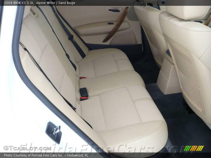 Alpine White / Sand Beige 2004 BMW X3 3.0i