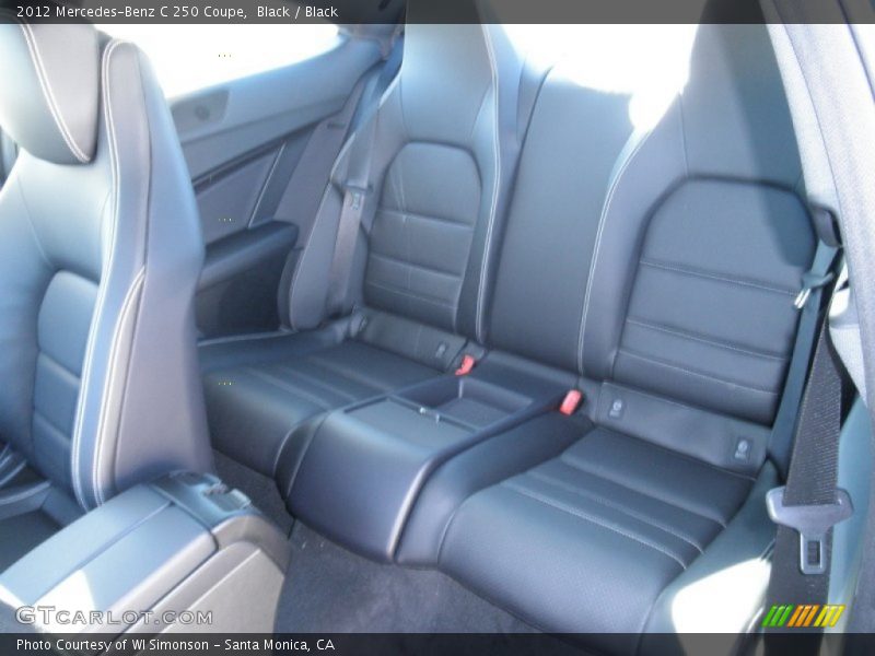 Black / Black 2012 Mercedes-Benz C 250 Coupe