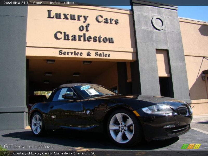 Jet Black / Black 2006 BMW Z4 3.0i Roadster