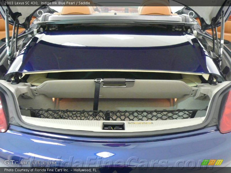 Indigo Ink Blue Pearl / Saddle 2003 Lexus SC 430