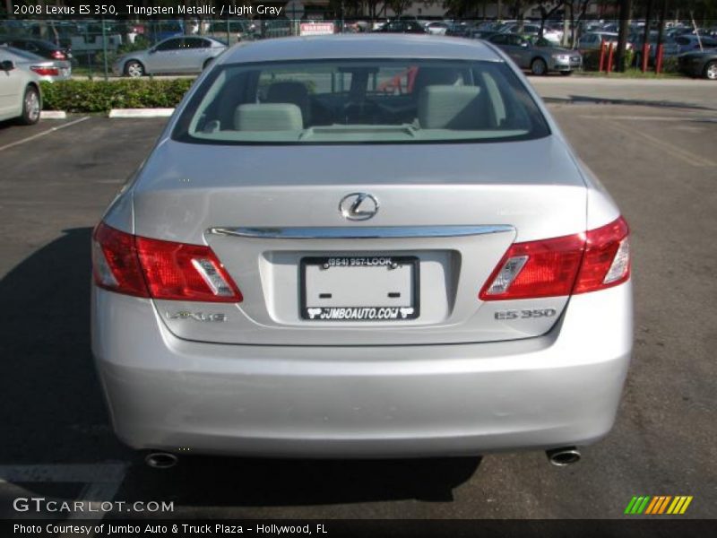 Tungsten Metallic / Light Gray 2008 Lexus ES 350