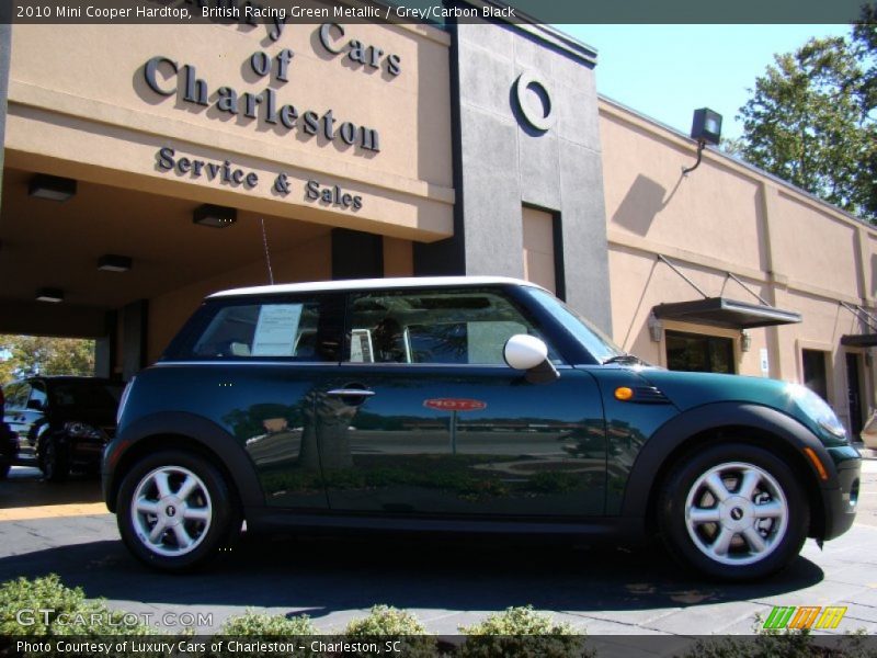 British Racing Green Metallic / Grey/Carbon Black 2010 Mini Cooper Hardtop