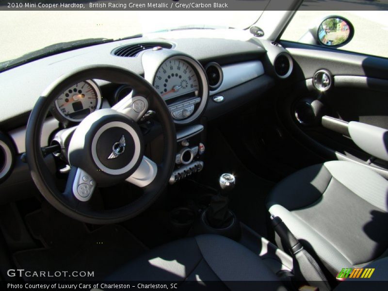 British Racing Green Metallic / Grey/Carbon Black 2010 Mini Cooper Hardtop