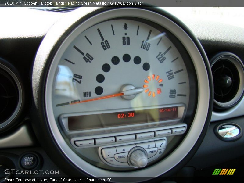 British Racing Green Metallic / Grey/Carbon Black 2010 Mini Cooper Hardtop