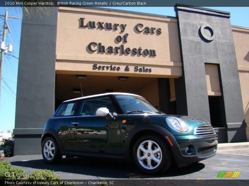 British Racing Green Metallic / Grey/Carbon Black 2010 Mini Cooper Hardtop