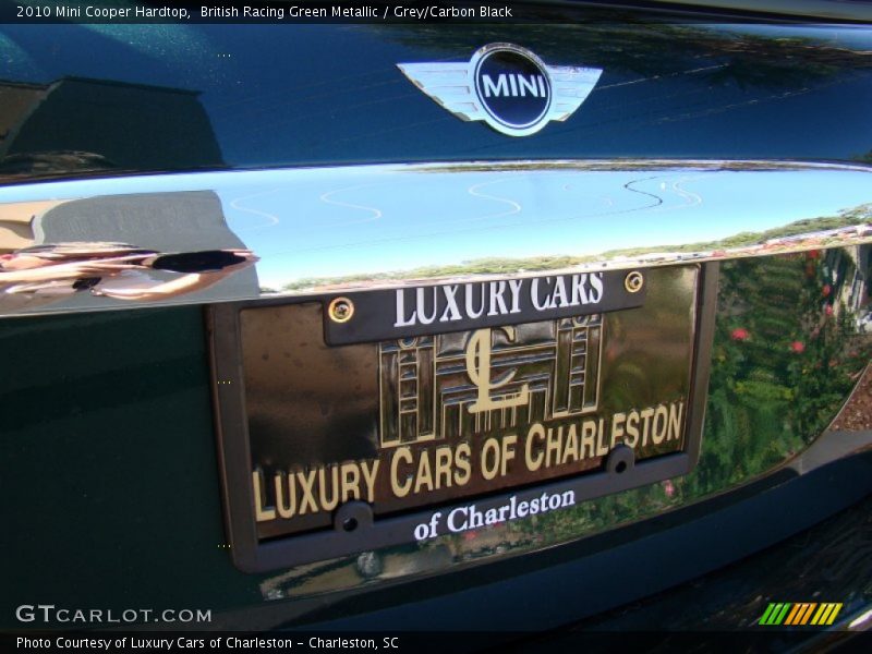 British Racing Green Metallic / Grey/Carbon Black 2010 Mini Cooper Hardtop