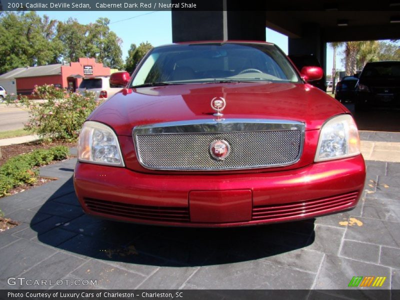 Cabernet Dark Red / Neutral Shale 2001 Cadillac DeVille Sedan