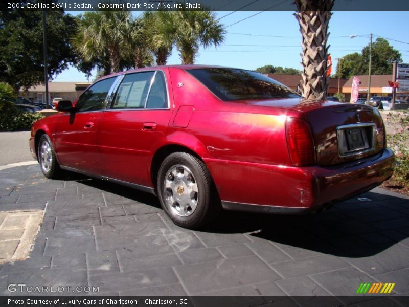 Cabernet Dark Red / Neutral Shale 2001 Cadillac DeVille Sedan